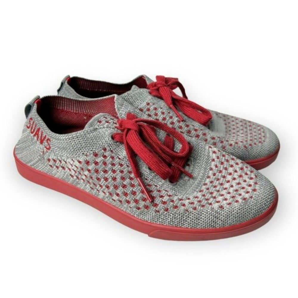 Suavs The Zilker Unisex Polka Dot Digital Knit Lace Up Sneakers  7